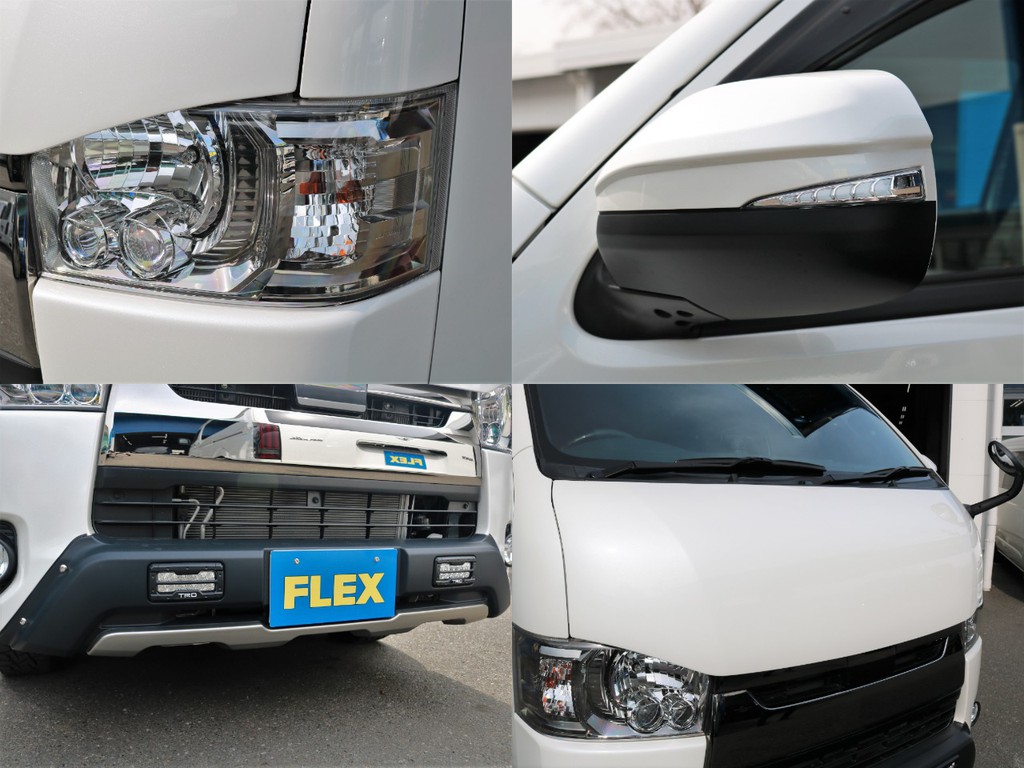 ＡＶＥＳＴ　シーケンシャルウィンカーミラー　メーカーオプションのＬＥＤヘッドライトを完備！　夜道を明るく照らしてくれます。４１５コブラＢＹ２ボンネットも装着済み