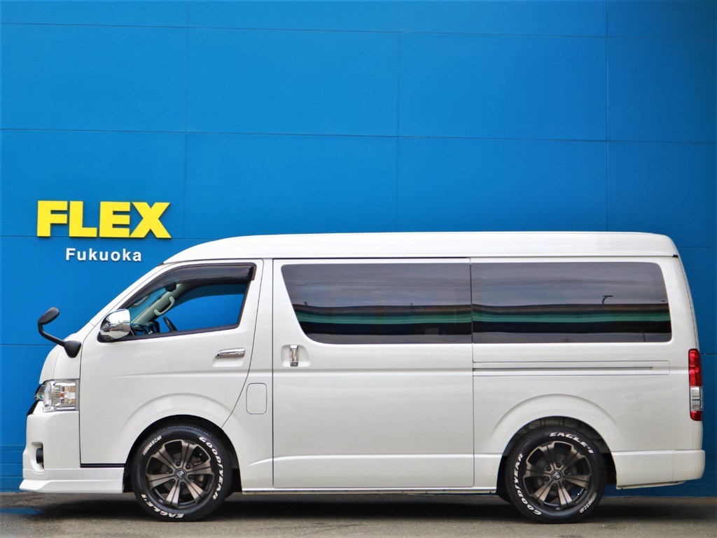 １．５インチローダウン施工済み！　車高公認取得致しますので継続車検の際も安心です。更なる車高調整や、純正戻しなどもお気兼ねなくお申し付けください。