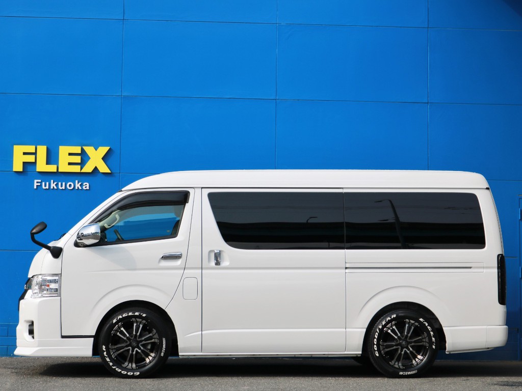 １．５インチローダウン施工済み！　車高公認取得致しますので継続車検の際も安心です。更なる車高調整や、純正戻しなどもお気兼ねなくお申し付けください。