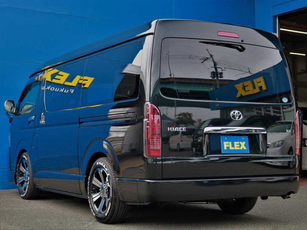 ＦＬＥＸの中古ハイエースは全車1年間走行距離無制限保証付き！安心整備の証拠です！