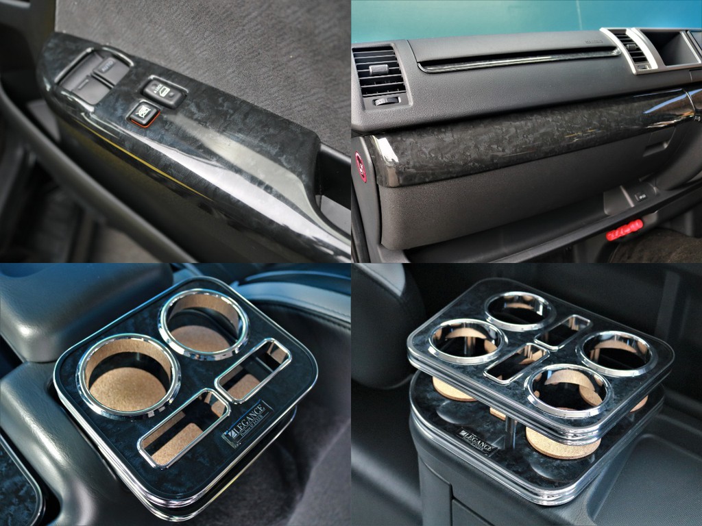 LEGANCE【レガンス】のカスタムパーツを多数装着済み！統一感のあるインテリアになっております！