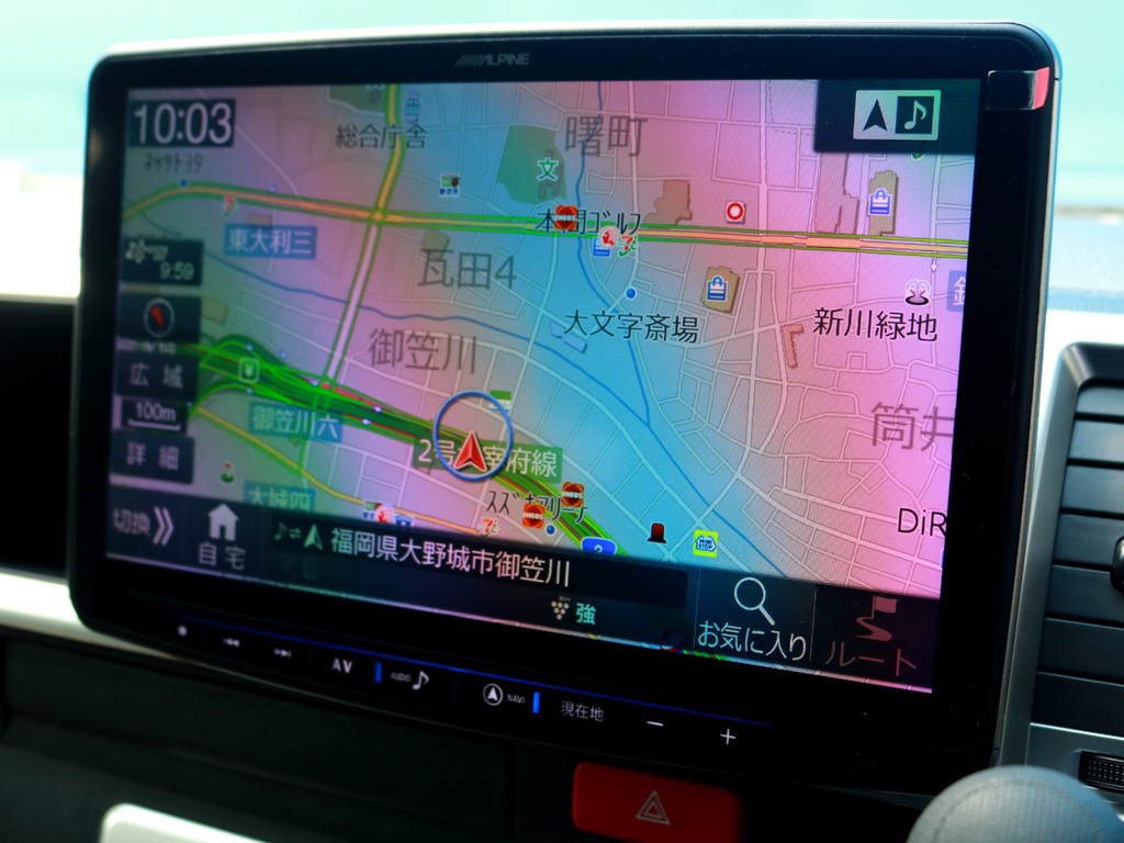 皆が憧れる大型ナビBIG-X11インチフローティングナビを搭載しています！　バックカメラの映像もこちらに描写されます。
