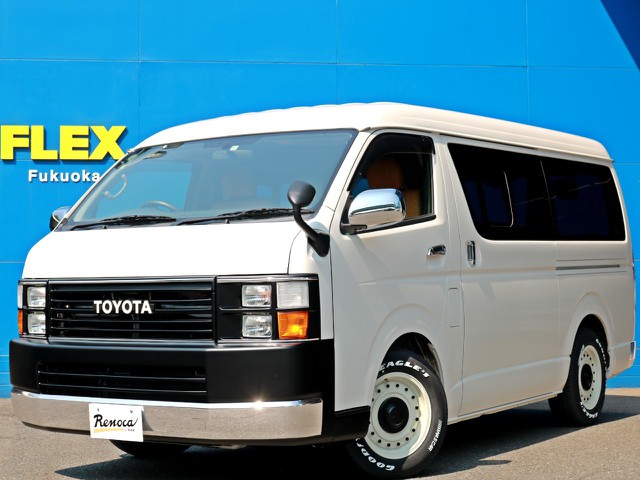 ☆リノカ・コーストライン☆　低走行ディーゼルワイドバンをベースに角目リノカフェイスキットを装着！　ホワイトリノカはここにあります！　運転する人も見る人も明るい気持ちにさせるそんなリノカです！