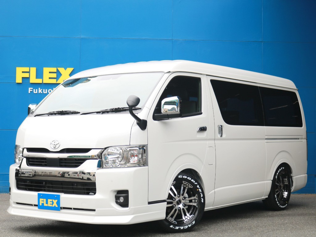☆未登録新車☆　全国的に数が少ない最新型ワイトバンディーゼル２WD！　ベッドキット搭載車中泊仕様がFLEX福岡店に完成！　仕事にレジャーに即戦力！　人気ワイドバンのど真ん中です！