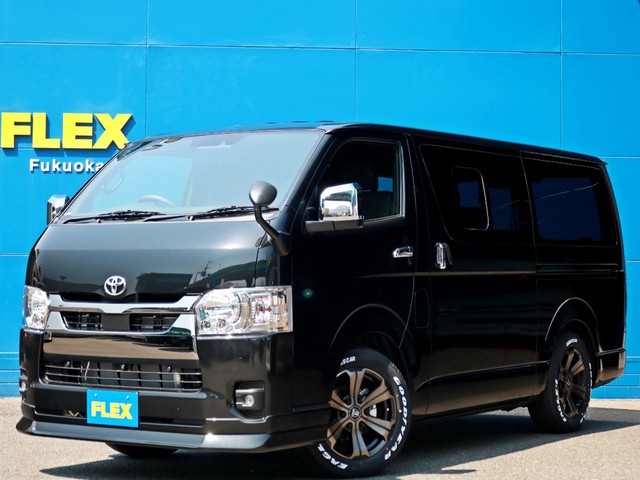 ☆未登録新車☆　ハイエースV標準ボディをベースにFLEXライトカスタムパッケージ！　新車カスタムハイエースをロープライスでご提供！　全国陸送納車可能！　現車に限り即納車可能！