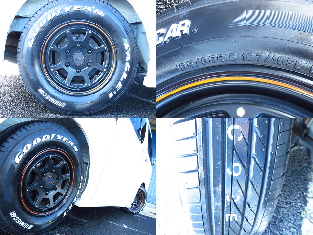 社外１５インチホイール＆新品ナスカータイヤ！