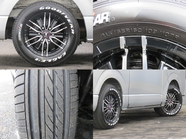新品ロエン１６インチアルミホイール＆ＧＯＯＤＹＥＡＲナスカーＣタイヤ！　新品タイヤ2年保証付き！！