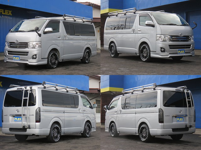 フロントトーションバー調整でバランスいい車高になっています！