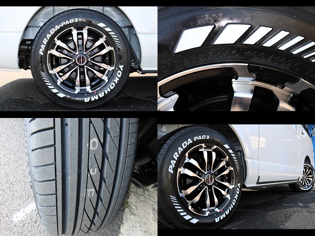 シャレン１６インチアルミホイールいＹＯＫＯＨＡＭＡパラダタイヤをインストール！