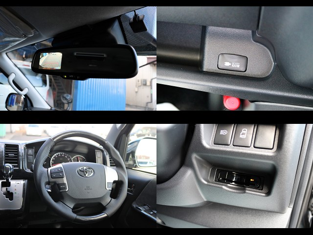 メーカーオプション多数装備車両！バックモニター内臓インナーミラー！ＡＣ１００Ｖコンセント！ステリングスイッチ！勿論、ＥＴＣも装備♪