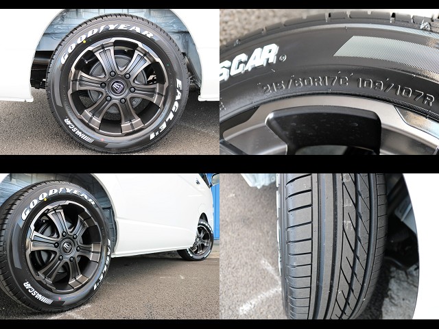 クリムソン　バルベロワイルドディープスオリジナルカラー１７インチアルミホイール＆ＧＯＯＤＹＥＡＲナスカータイヤ♪