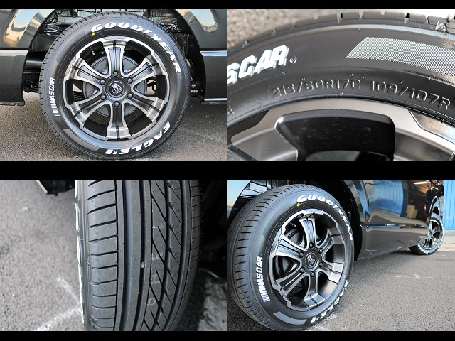 ＦＬＥＸオリジナルカラーのバルベルワイルドディープス１７インチアルミホイール！グッドイヤーナスカータイヤ！
