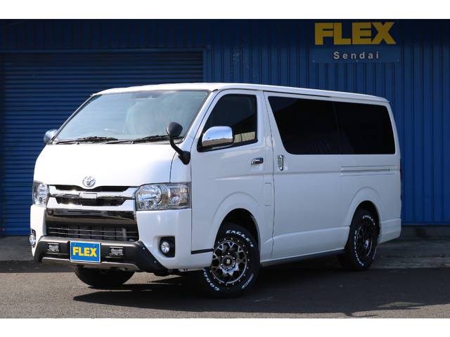 新型２．８リッタークリーンディーゼル搭載！ハイエースＶ特別仕様車ダークプライム４ＷＤ寒冷地仕様【ＴＲＤエアロパッケージ】