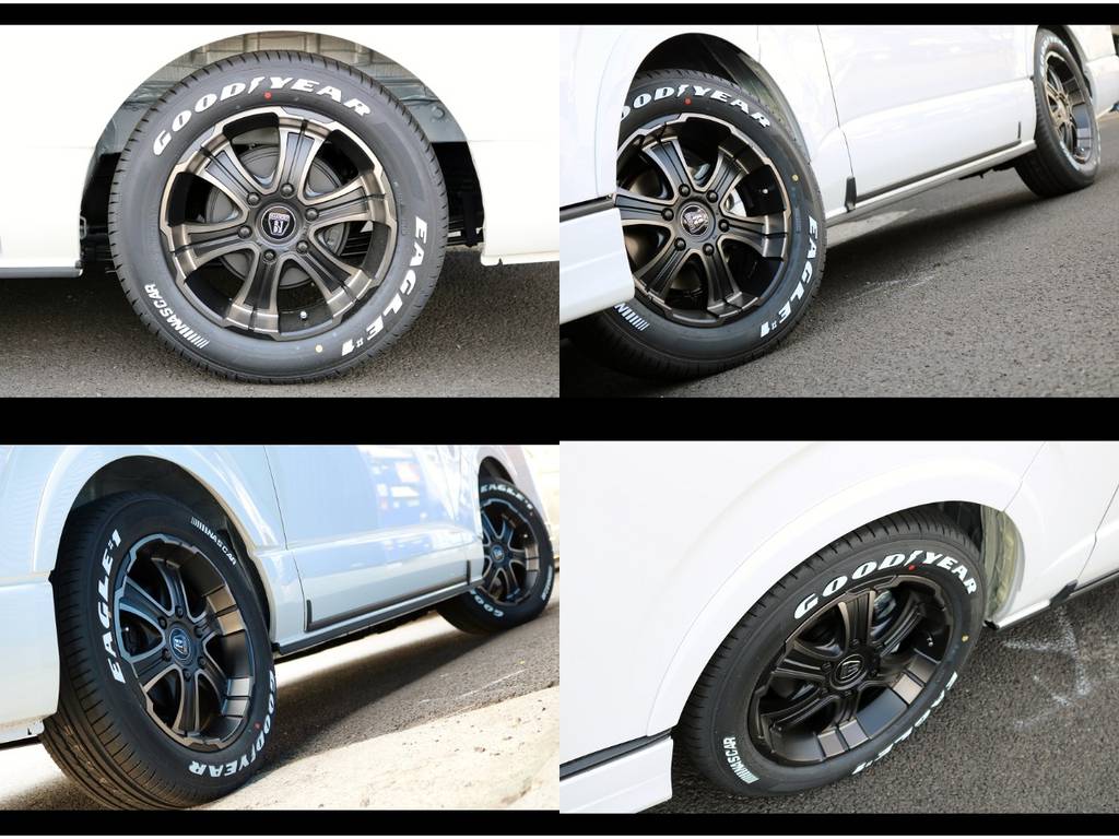 ＦＬＥＸオリジナルカラーのバルベロＷＤ１７インチＡＷ＆ナスカータイヤ装着！車検対応品です