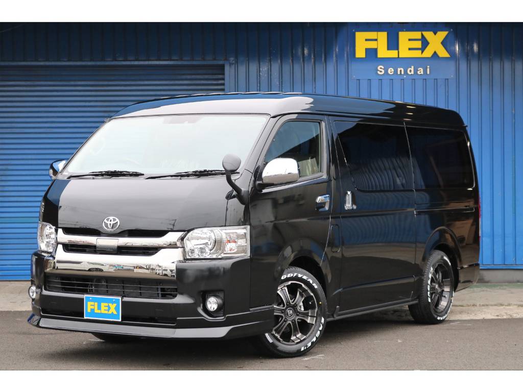 新車ハイエースバンＳ－ＧＬワイドボディ【特別仕様車ダークプライム】ＴＳＳ装備の新型モデル入庫いたしました！！