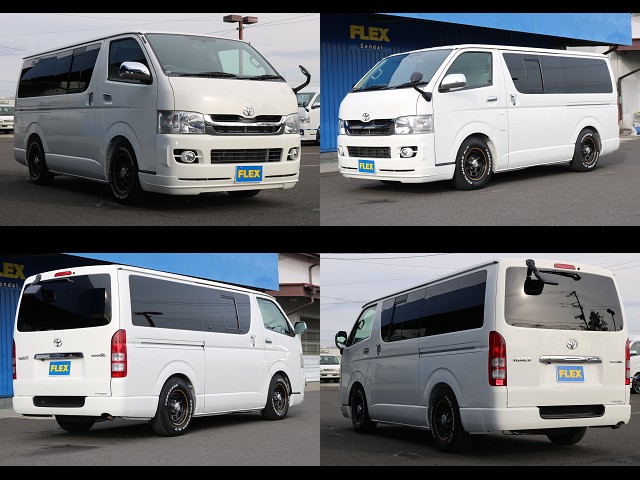 シンプルなドレスアップ車両です