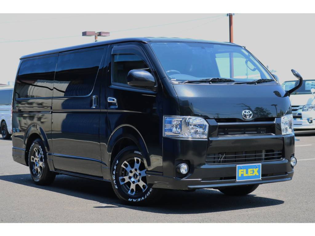 トヨタ 1/10 ハイエース ボディ ダークブルー 廃番の“8P4ダークブルーマイカメタリック”で完成！ | 即納可能な