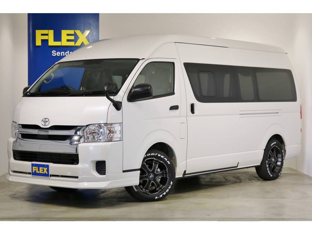 特設パールホワイト　新車　ハイエースバン　ＤＸ－ＧＬパッケージ　４ＷＤ　２．８クリーンディーゼルターボ　寒冷地仕様
