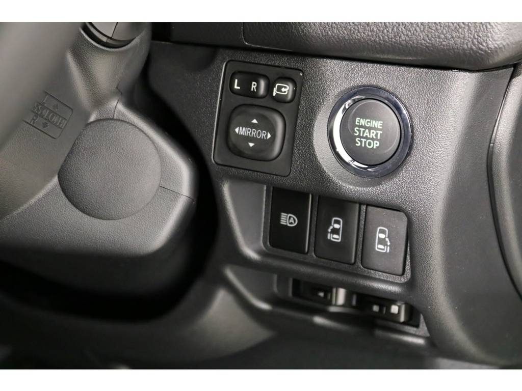 特別仕様車標準装備のスマートキー＆プッシュスタート！両側パワースライドドアも標準装備！