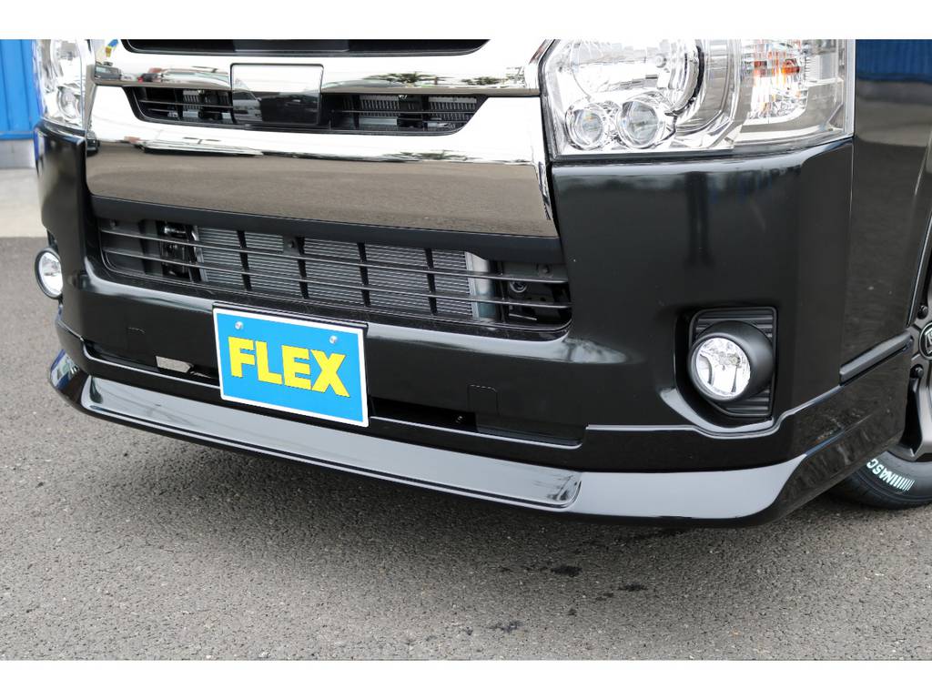 皆様に好評を頂いているＦＬＥＸオリジナルＤｅｌｆｉｎｏ　Ｌｉｎｅフロントスポイラー！