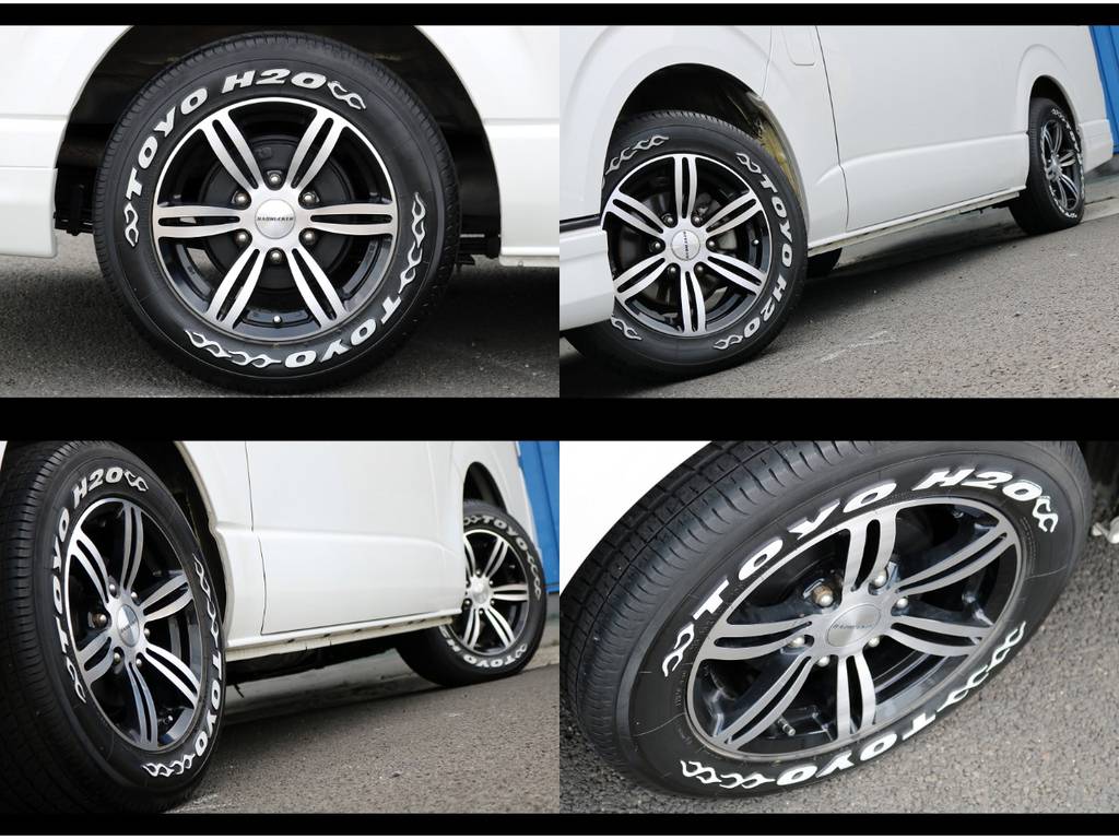 バッドラッカー１６インチアルミホイール＆ＴＯＹＯ　Ｈ２０タイヤ！