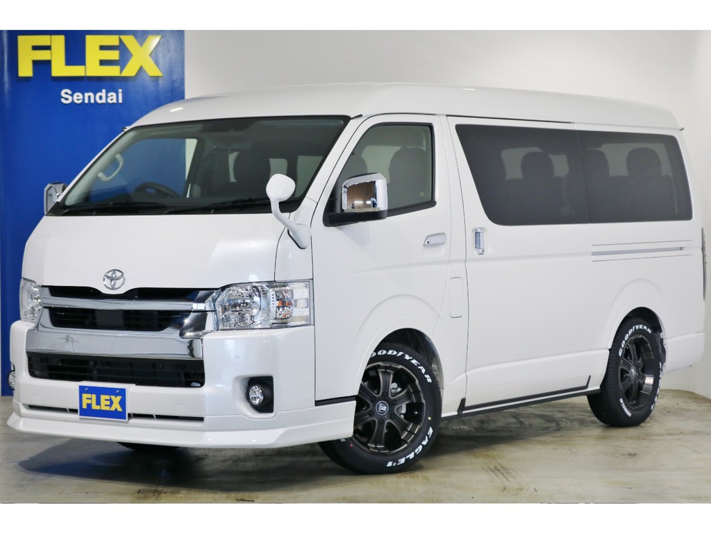 ★新型　ハイエースワゴンGL　４WD　パールホワイト！