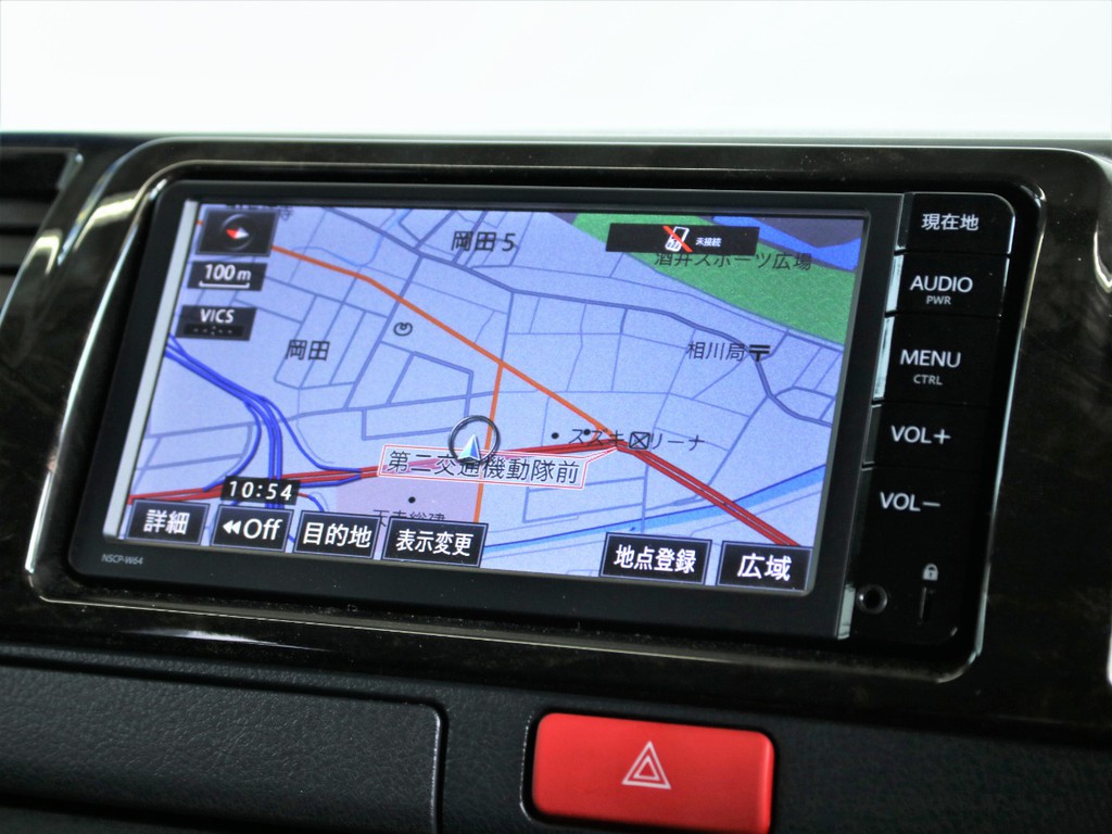 ナビゲーションはトヨタ純正ナビなので、地図も見やすく運転の大きなサポート役になっております！