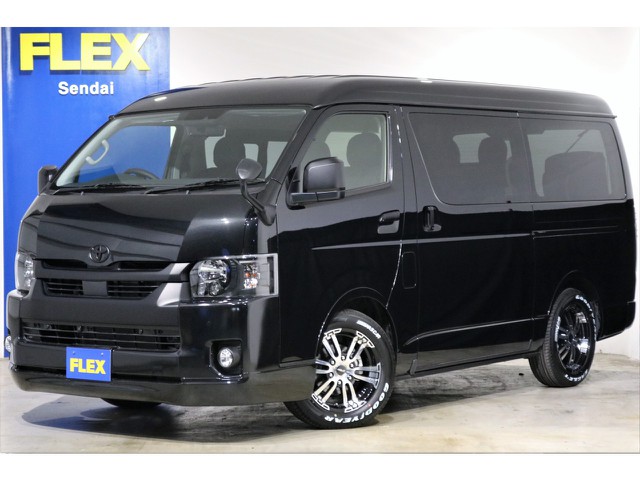 新車 ハイエース ワゴンＧＬ ４ＷＤブラックエディション FLEXカスタムPKG！！