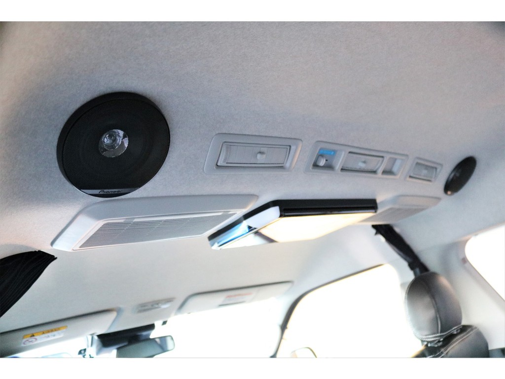 カロッツェリア製ルーフスピーカーで音響もバッチリ！