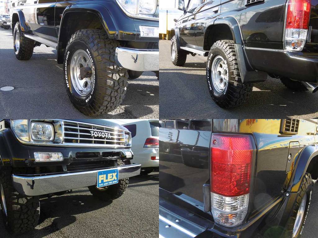 70用メッキショートバンパーやＬＥＤテールも新品パーツにて取付済み！