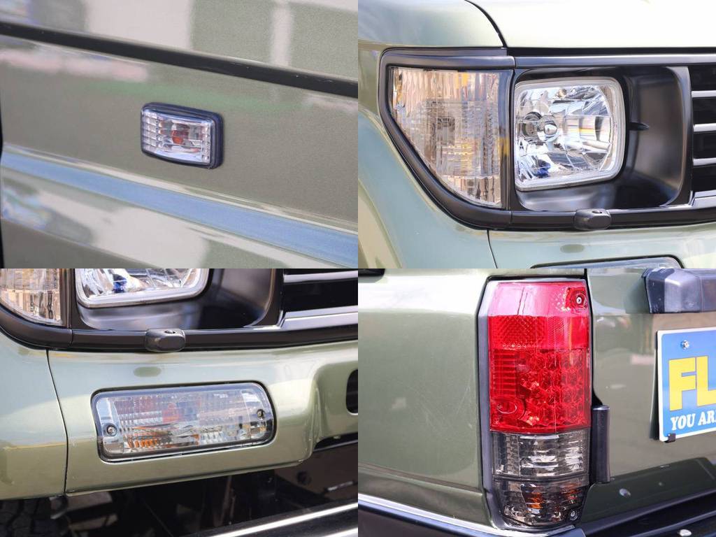 ヘッドライトやテールレンズを換えると車全体の印象が大きく変わります！レンズ類は全て換装し、もちろん新品パーツを使用しています★