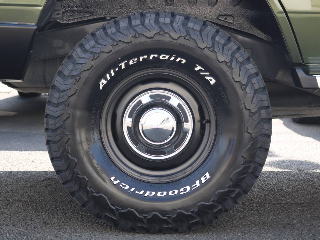 トヨタ輸出用ホイール＆ＢＦグッドリッチＡ/Ｔ！クラシックな雰囲気やナローボディーにとても相性の良い組み合わせ★