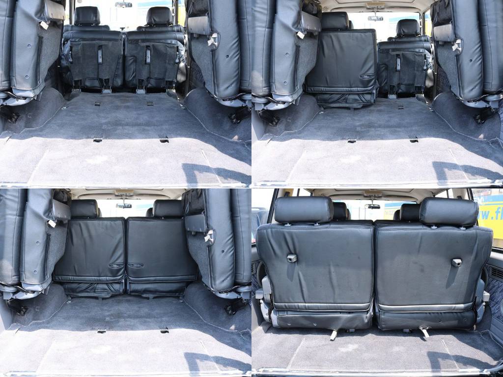 三列目を跳ね上げると広々とした荷室空間が出来ますのでお荷物も楽々積み込み可能です★