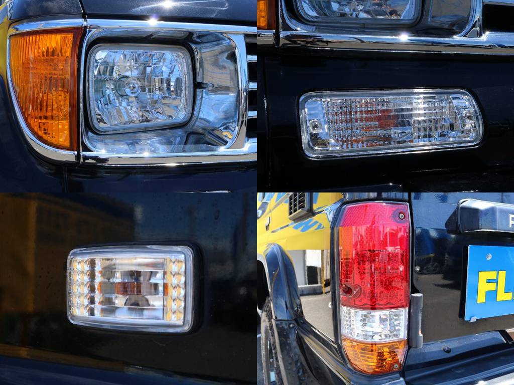 レンズ類も各種新品になっております★レンズ類が綺麗だと車が輝いて見えます。ＬＥＤは見た目だけでは無く夜間の視認性もアップします★