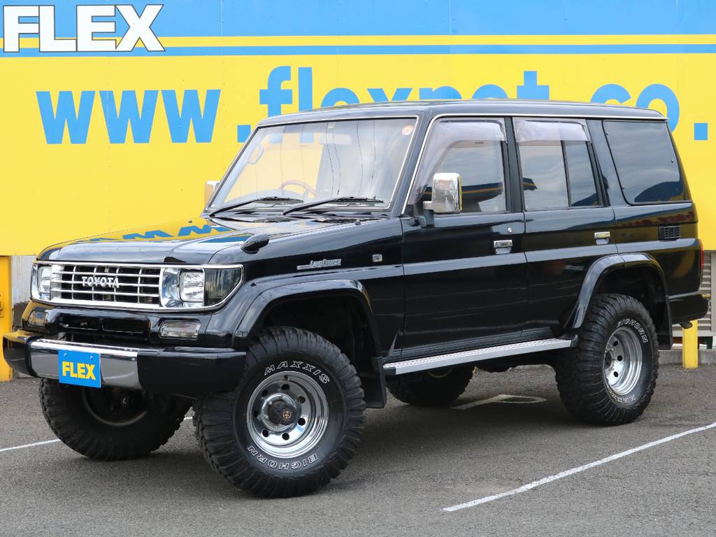 大人気のブラックカラー７８プラドの入庫です★ユーザー様よりの買取→直販車両のため、特別プライスにてご案内です★