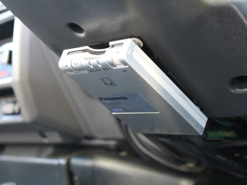 ロングドライブの必需品ETCももちろん装着済み★今やなくてはならない存在となったアイテムですね♪