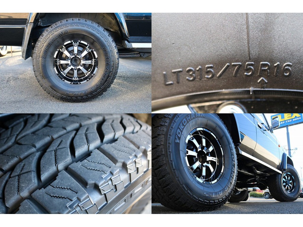 ＭＫＷ１６inchアルミホイール＆ＹＯＫＯＨＡＭＡジオランダーＡ／Ｔの組み合わせ★迫力の３１５タイヤです♪