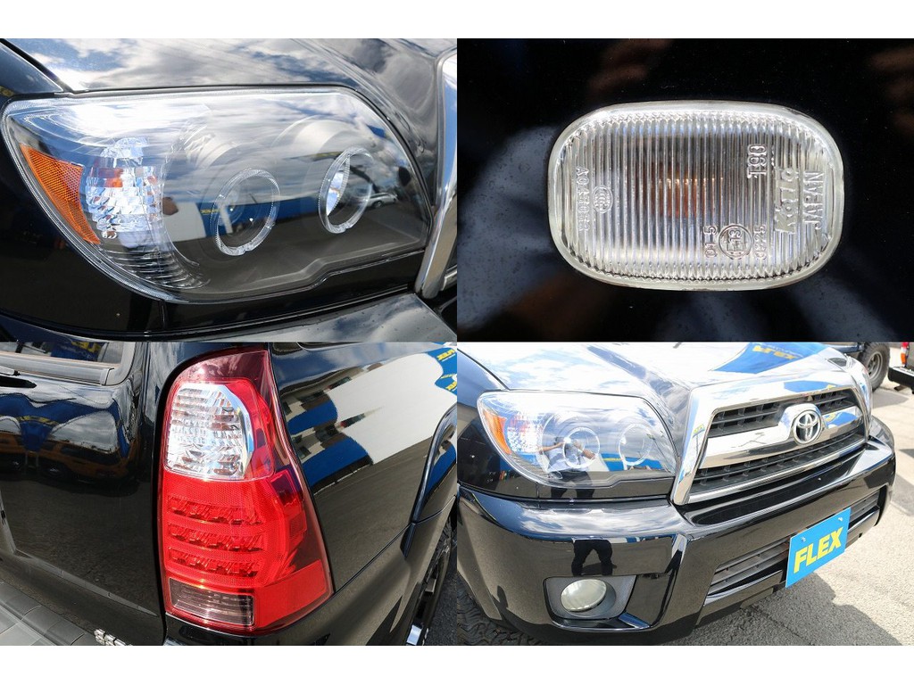 インナーブラックヘッドライト、ＬＥＤテールは共に新品をご用意しました！見た目もカッコ良くなり、視認性もＵＰしております♪