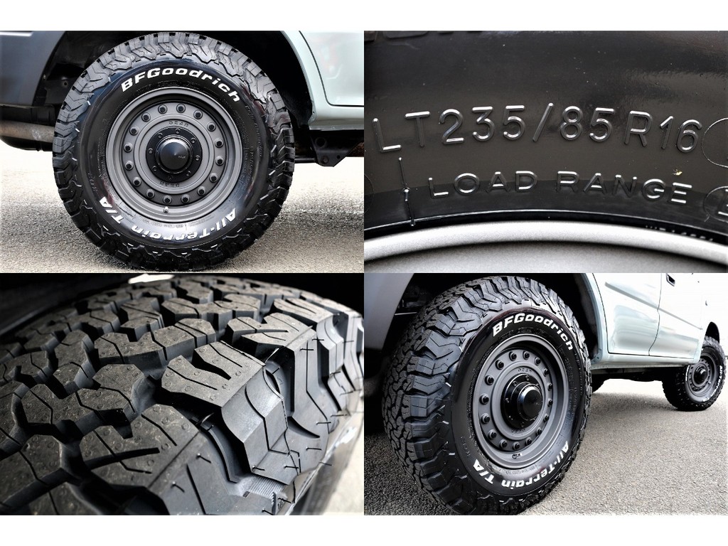 新作となるＤＥＡＮコロラド１６inchアルミホイール＆ＢＦグッドリッチ　ＫＯ２の新品セットとなります！クラシックなカスタムにはぴったりの組み合わせ♪