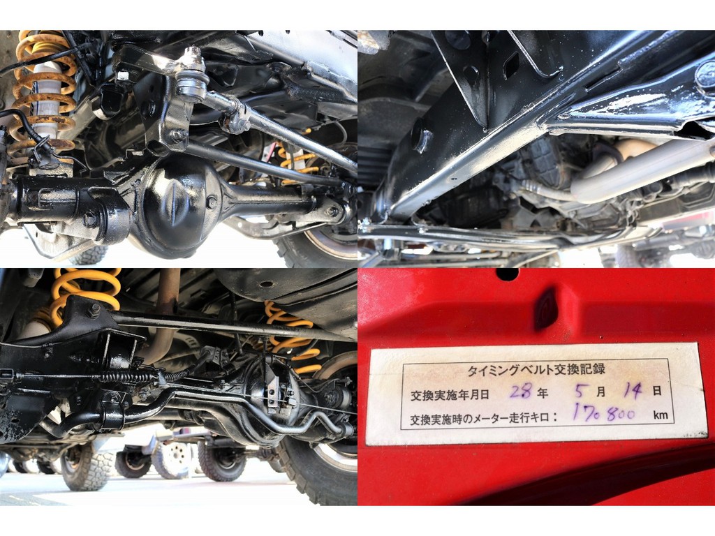 コイル＆ショックにてリフトアップ済みとなります！乗り心地も損なわずに仕上がっております♪さらにはタイミングベルトも交換済み！