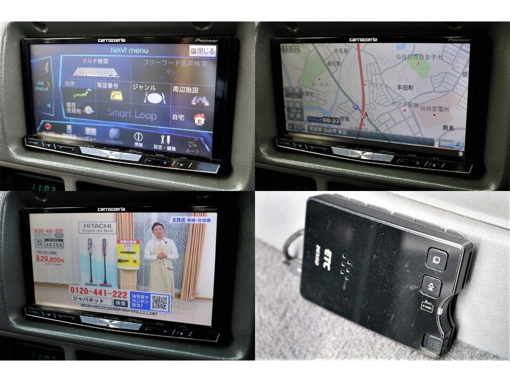 社外ＳＤナビ＆ＥＴＣ車載器も装着済み！