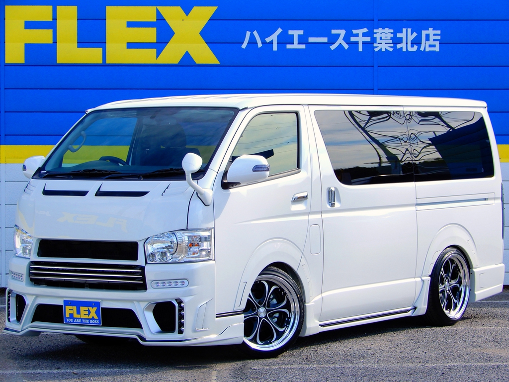 新車ハイエースバン　Ｓ－ＧＬ　５人乗り２ＷＤガソリン車　ＲＯＷＥＮフルエアロコンプリート！！