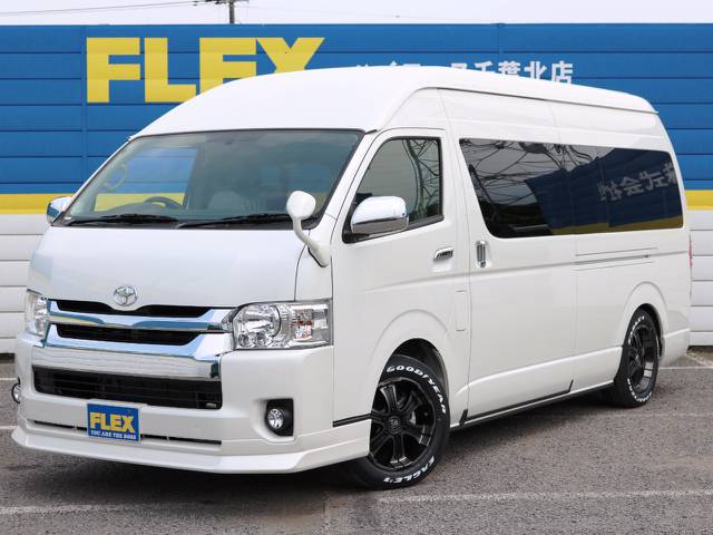 新車未登録ハイエース　グランドキャビン　ファインテックツアラー　ガソリン４ＷＤ　寒冷地仕様！