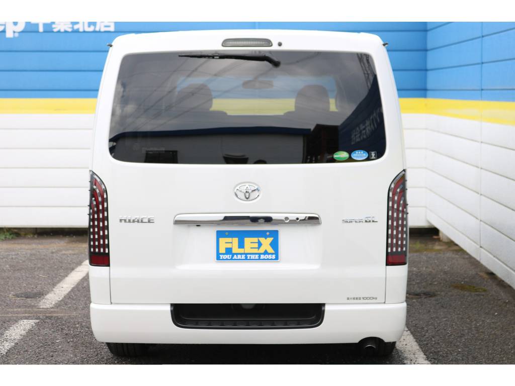 テールランプには、ＦＬＥＸオリジナルの煌テールをインストール済み！