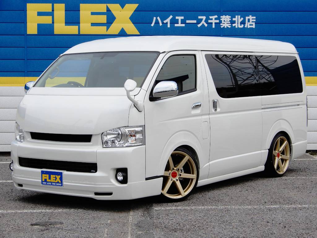 新車ハイエースワゴンＧＬ　４１５コブラ　クリーンルック　フルエアロ！
