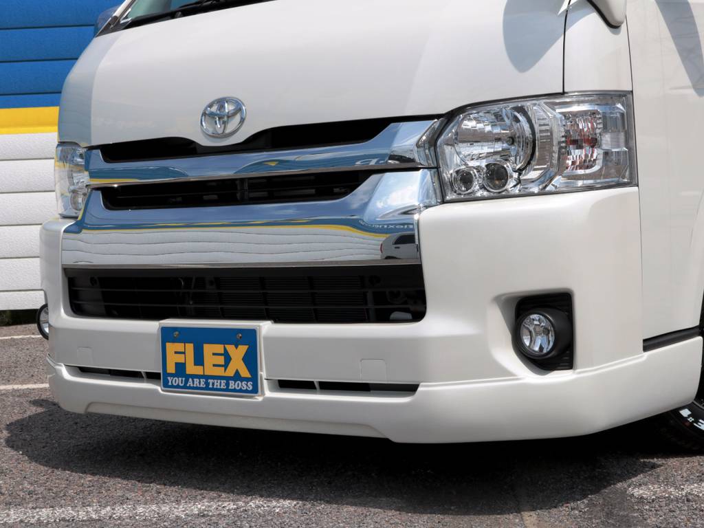 ＦＬＥＸオリジナルＶＥＲ１フロントスポイラー！