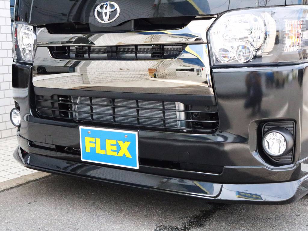 ＦＬＥＸオリジナル、デルフィーノラインフロントスポイラー！