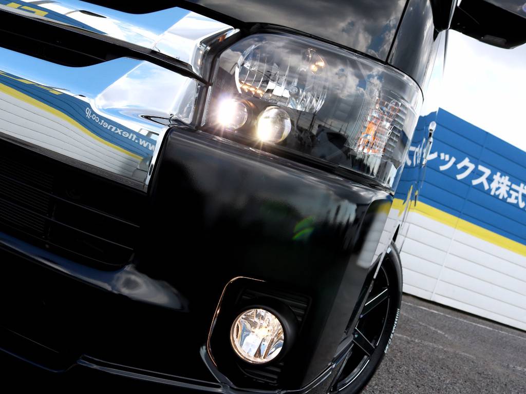 メーカーオプションＬＥＤヘッドライト！インナーブラック加工済み♪