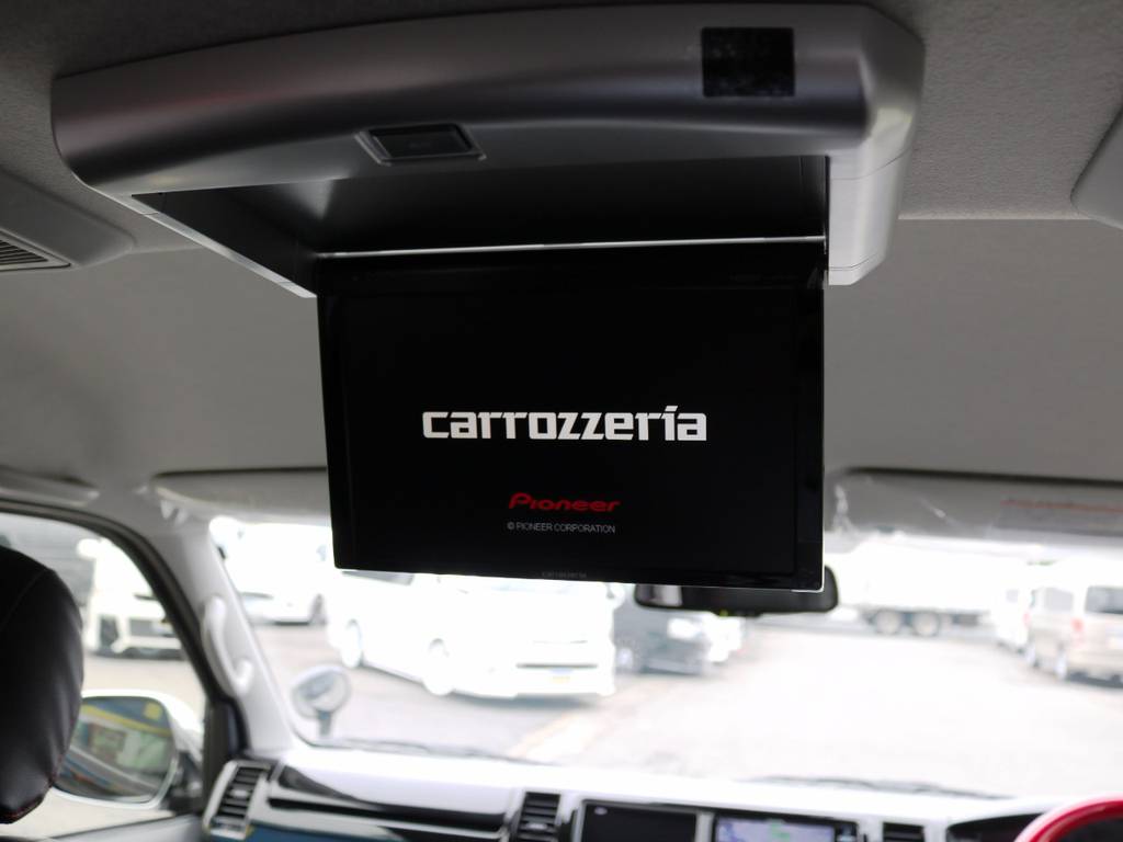 カロッツェリア　フリップダウンモニター！