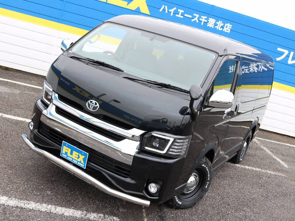 ４ＷＤ感を全面に押し出したハイエースワゴンが入庫致しました♪